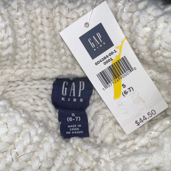 NWT Gap Kids Chunky Holiday Sweater with Sparkle - Picture 8 of 11